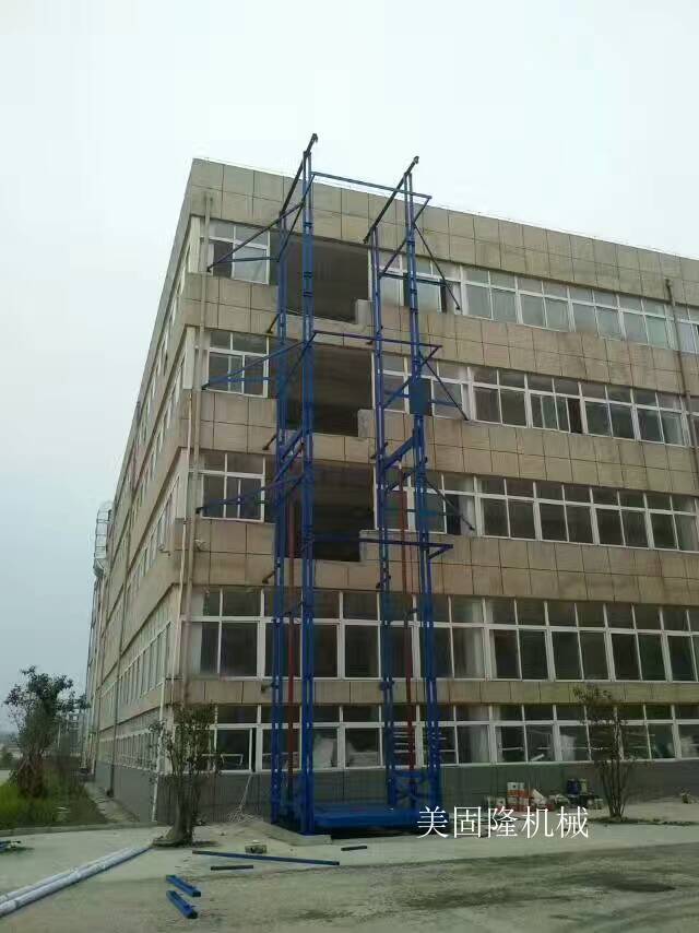 延边室外双臂导轨式升降机厂家