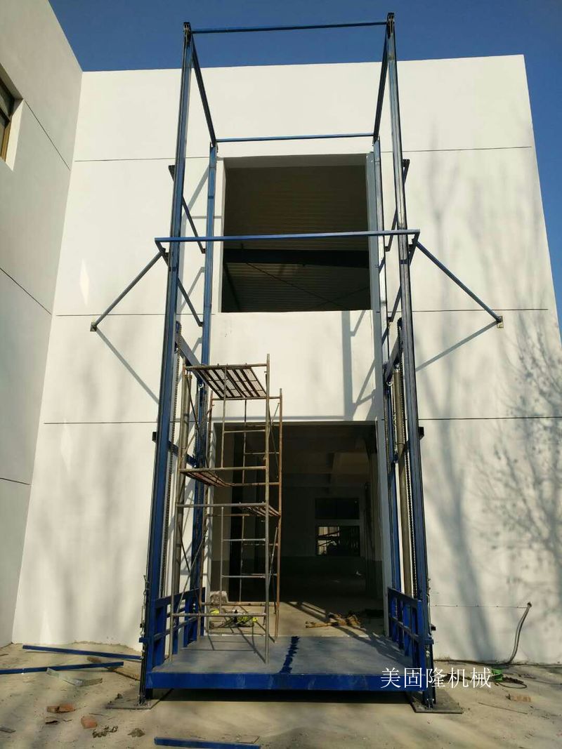延边仓库专用导轨式升降货梯价格